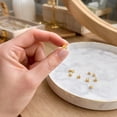 thumbnail image 5 of 14K Gold Plated Earring Backs Replacements,Hypoallergenic Earring Backs for Studs 4 Pairs, 5 of 12