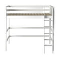 thumbnail image 5 of Camaflexi Full Size High Loft Bed - Panel Headboard - White Finish, 5 of 5