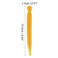 thumbnail image 2 of 1 Pc Rodillo Facial Duradero para Mujeres para Salón de Belleza, Vacaciones, Baño, Viaje, Resina, Cera de Abeja, Amarillo, 2 of 3