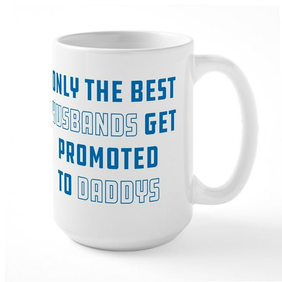 CafePress - The Best Husbands - 15 oz Ceramic Large White Novelty Mug