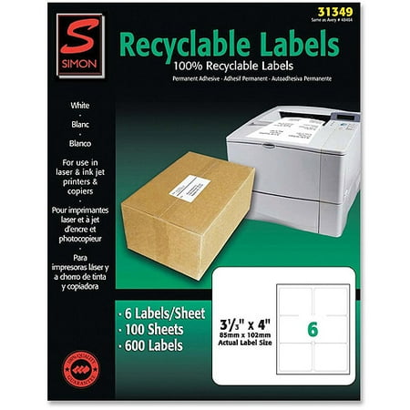 Sj Paper Recyclable Self-adhesive Labels