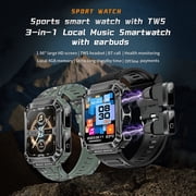Rainbuvvy T93 smartwatch with 1.96 inch 4GB memory, portable headphones, sports watch