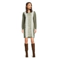thumbnail image 4 of Time and Tru Women's Garment Wash Sweatshirt Dress, Sizes XS-XXXL, 4 of 7