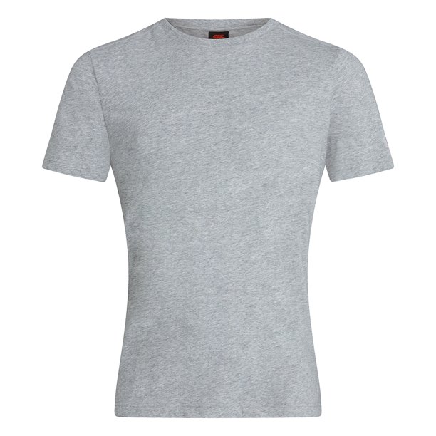 Canterbury - Camiseta Lisos Club para Adultos Unisex (Gris Jaspeado)