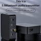 thumbnail image 5 of Transmisor De Audio Bluetooth 5,0, Adaptador De Música De Tarjeta Aux Spdif Rca Tf De 3,5Mm Para Accesorios De Ordenador Doméstico Speravity EL012774-00, 5 of 6