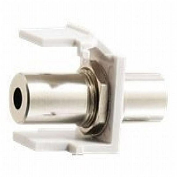 Snap-In 3.5Mm Stereo F-F Keystone Insert Module - White
