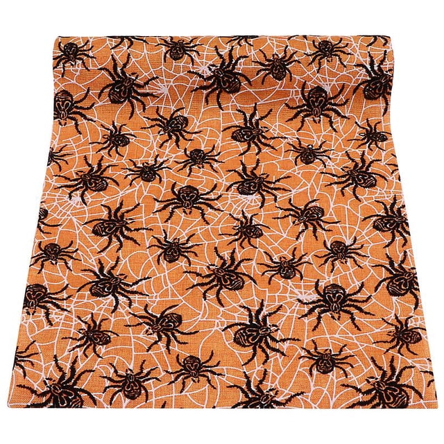 Camino de mesa impreso Allinless para decoraciones de Halloween
