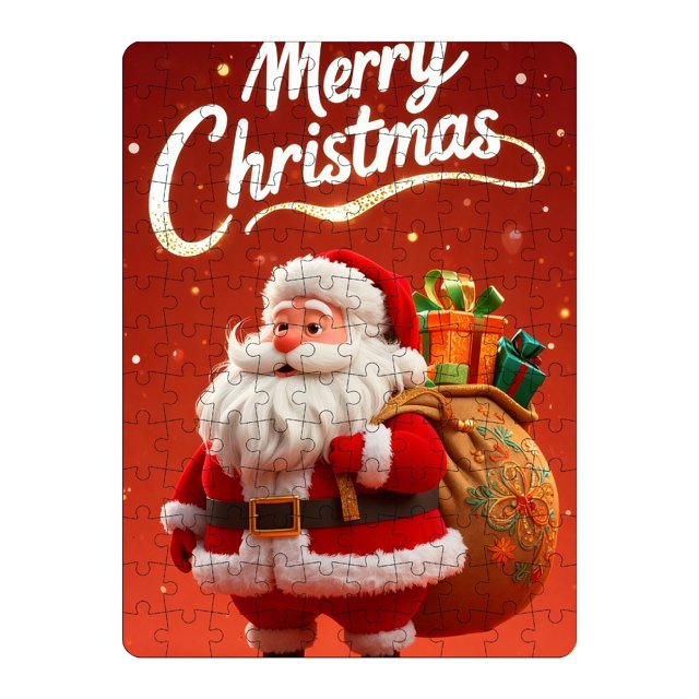 Children's Christmas Puzzles Gift Set: 130 Puzzles for Family Fun