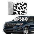 thumbnail image 4 of Bingfone Milk Cow Car Windshield Sun Shade Protector Keep Your Vehicle Cool Sun Shield Visor Cover Foldable For Car Truck Suv-Medium, 4 of 9