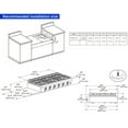 thumbnail image 3 of Sunmaki Gas Cooktop 36 inch Built-in Gas Stove with 6 Sealed Burner for Cooking, Gas Grilling, Propane Cooktop NG/LPG Switch, 3 of 13