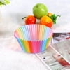 100 pcs Rainbow Cupcake Cases Cupcake Liner Cupcake Paper Baking Cup Muffin Cases Cake Mold
