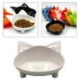 thumbnail image 2 of Cuenco para Mascotas Zulema Oreja de gato Blanco, 2 of 8