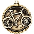 thumbnail image 2 of Mountain Bike Medals, 2" Gold Diecast Mountain Bike Medal Award 5 Pack, 2 of 2