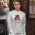 thumbnail image 4 of Mom Life Messy Bun Sweatshirt Trendy Motherhood Parenting Maternity Family Mother's Day Mama Mommy #momlife Crewneck, 4 of 7