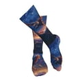 thumbnail image 4 of Pofeuu Starry Sky Flying Tiger Print Stockings, Adult Running Hiking Socks for Youth and Adult-One Size, 4 of 8