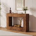 thumbnail image 1 of 47" Farmhouse Console Table, Long Sofa Table Behind Couch, Wooden Entryway Table, 1 of 14