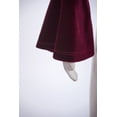thumbnail image 6 of YONGHS Kids Girls Velvet Cardigan Bolero Open Front Long Sleeve Shrug Shawl Cover Up for Dress Burgundy 14, 6 of 7