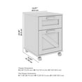 thumbnail image 4 of Bush Furniture Knoxville 2 Drawer Mobile File Cabinet in Cottage White, 4 of 7