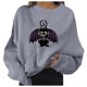 thumbnail image 1 of Sudaderas con capucha estampadas de manga larga informales para mujer a la moda de Halloween Pompotops gfhjh2927, 1 of 4