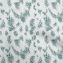oneOone Polyester Spandex Teal Green Fabric Animals Sewing Fabric By The Yard Printed Diy Clothing Sewing Supplies 56 Inch Wide
