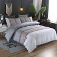thumbnail image 1 of Ensemble de Housse de Couette 3 Pcs Gris Clair, 1 of 2