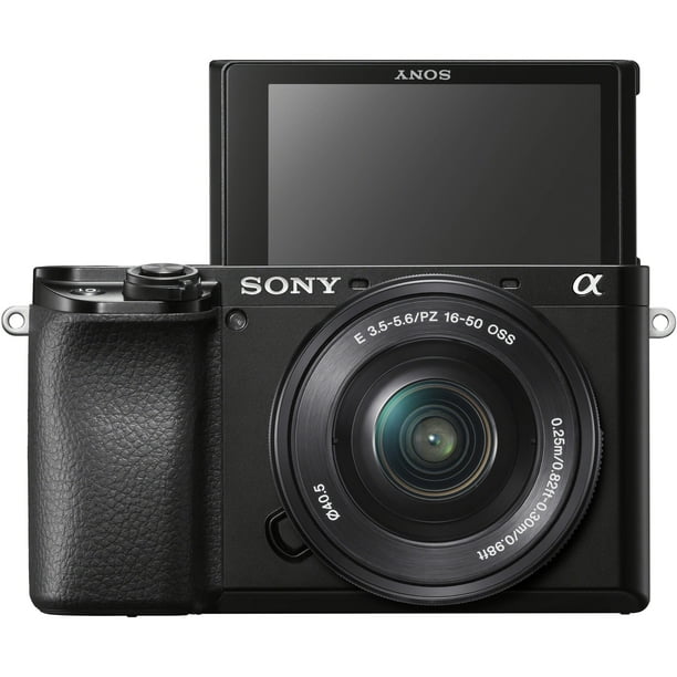 Sony Alpha a6100 24.2MP Mirrorless Camera - Black (with 16-50mm