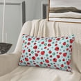 thumbnail image 5 of Fuzoiu Ladybugs And Flowers 1 Print Fuzzy Pillowcases, Super Soft Pillow Case Cover with Zipper for Bedroom, Sofa, Couch,Cozy Pillow Shams for All Seasons-14"x20", 5 of 6