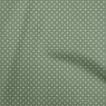thumbnail image 1 of oneOone Cotton Poplin Dusty Teal Green Fabric Polka Sewing Fabric By The Yard Printed Diy Clothing Sewing Supplies 56 Inch Wide, 1 of 6