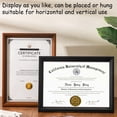 thumbnail image 4 of ⚡ Big Sale ! Certificate Frame Solid Wood Authorization Certificate Award Frame, 4 of 4