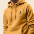 thumbnail image 5 of Dalix Astronaut Embroidered Fleece Zip Hoodie Cold Fall Winter Mens in Gold 2XL XX-Large, 5 of 5