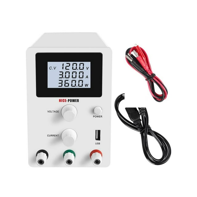 7 Modes 120-V 3A Banc d'Alimentation Réglable Mini Banc d'Alimentation Numérique Commutation de Source Alimentation de Labo CC Entrée 220-V 50Hz