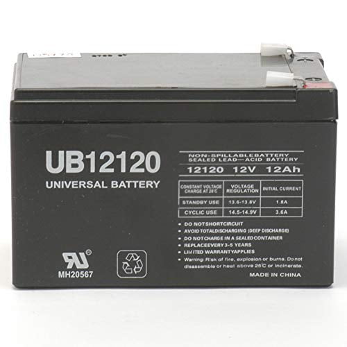 Universal Power Group UB12120 F2 Kid TRAX 12 Volts 12 AH Batterie de Remplacement Rechargeable