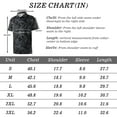 thumbnail image 7 of APTRO Mens Golf Shirt Hawaiian Polo Shirt Short Sleeve Dry Fit Performance Moisture Wicking Collared Polo Shirt With Print Leaf Black MPO78 S, 7 of 7