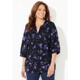 thumbnail image 2 of Catherines Women's Plus Size Petite Muse Pintuck Tunic, 2 of 4