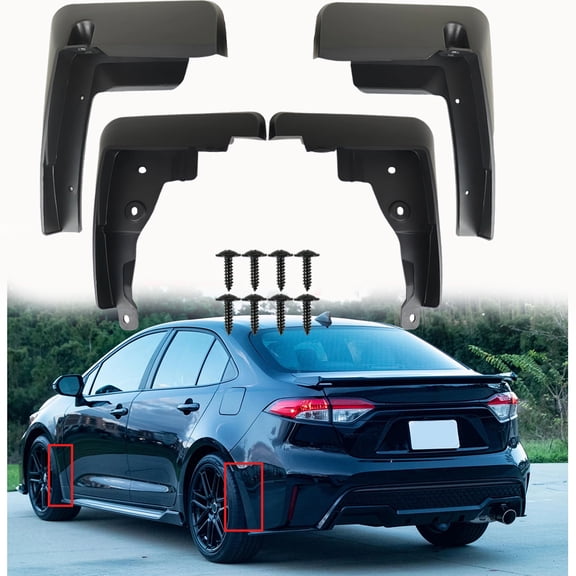 For Toyota Corolla E210 Sedan 2020 21-2023 Sedan 4-Door 1.8L 2.0L Mud guards  4PC