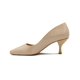thumbnail image 5 of Zapatilla Elegante Para Mujer Graduación Color Charol Beige beige 23, 5 of 6