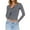 Blue, variant on Seductiva Women's Long Sleeve Shirts Basic Tee Women Summer Short/Long Sleeve Tops Backless Striped Shirts Going Out T Shirt Y2K Crop Blouse Boat Neck Outfit Casual Workout Y2K Clothes Basic Tees