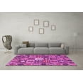 thumbnail image 3 of Ahgly Company Indoor Square Persian Pink Traditional Area Rugs, 5' Square, 3 of 4