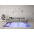 thumbnail image 3 of Ahgly Company Indoor Rectangle Abstract Blue Modern Area Rugs, 5' x 8', 3 of 4