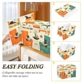 thumbnail image 2 of Yayeee Collapsible Cube Storage Bin with Lid Fabric Closet Decorative Basket with Handles, Black Cats Reading, 2 of 7