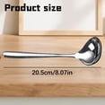 thumbnail image 3 of Goodw7 Stainless Steel Cooking Spoon, Thickened Big Head Soup Ladle Mirror Finish, Durable Rustproof Silverware Set for Coffee Stirrers Dessert Noodles Stew, 3 of 7