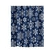 thumbnail image 1 of Cortina de ducha de poliéster con estampado navideño de copos de nieve de invierno para baño., 1 of 3