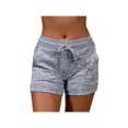 thumbnail image 3 of Women's Drawstring Athletic Shorts with Pockets, Casual Stretch Summer Shorts for Fitness and Daily Wear, 3 of 7