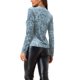 thumbnail image 3 of INSPIRAR CHIC Camisetas de Terciopelo para Mujeres Cuello Redondo de Manga Larga T-Shirt Casual S Azul Claro, 3 of 6