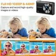 thumbnail image 3 of SENHAWK Digital Camera, FHD 1080P 44MP 16X Zoom, Compact Point & Shoot Camera for Kids & Teens, Portable Easy to Use, for Photography & Video Recording Webcam Feature, Ideal Gift for Children Seniors, 3 of 7