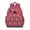Rose-red, variant on Exotic Floral Ergonomic Backpack - Adjustable Spine-Protecting School Bag for Teens