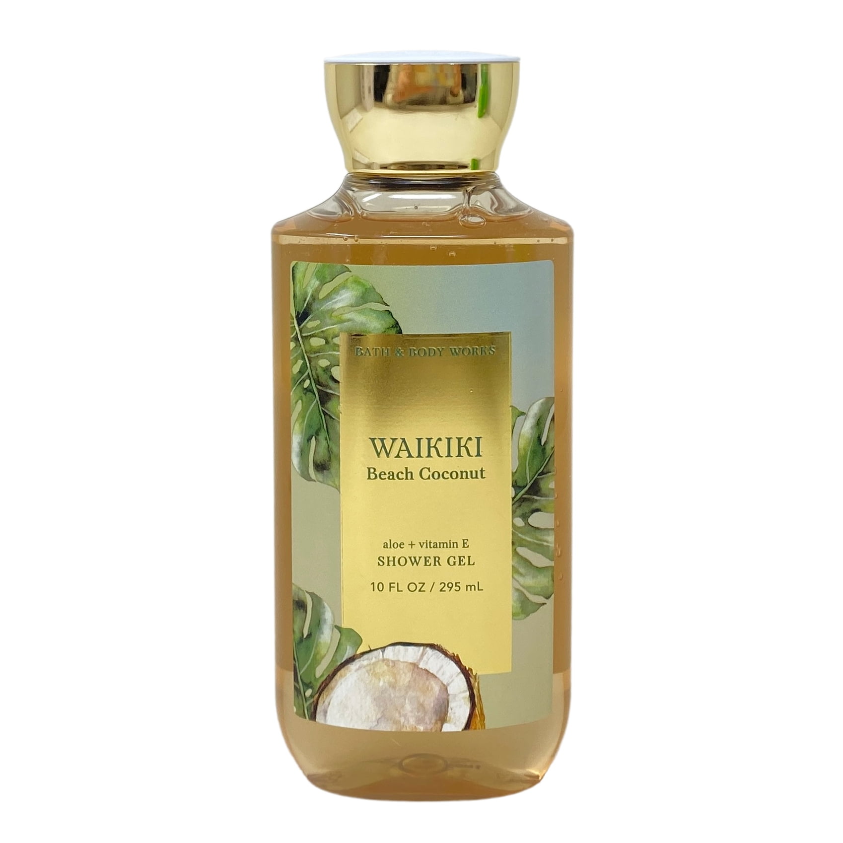 Bath & Body Works Waikiki Beach Coconut 3 Pack Shower Gel Bundle with an Aloe Vera Bar Soap - Full Size