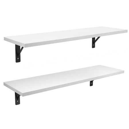 Ghp 25 59 X7 87 X5 12 White Melamine Faced Panels Office Wall Mount Floating Shelves