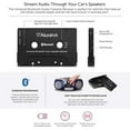 thumbnail image 3 of Aluratek Récepteur de Cassette Audio Bluetooth Universel avec Batterie Intégrée pour Voiture, Boombox, Stéréo, VR (ABCT01F), Noir, 3 of 6