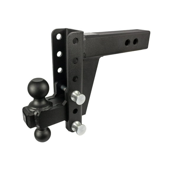 Bulletproof Attelages Support de Remorque HD256 pour Récepteur de 2-1/2 Pouces; Verrou Verrouillable Vendu Séparément; Poids de Remorque Brut de 22 000 Livres; Chute Réglable de 6 Pouces/6 Pouces; Non Pivotant